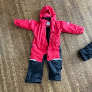 Polarn O. Pyret Performance Snowsuit Ribbon Red
